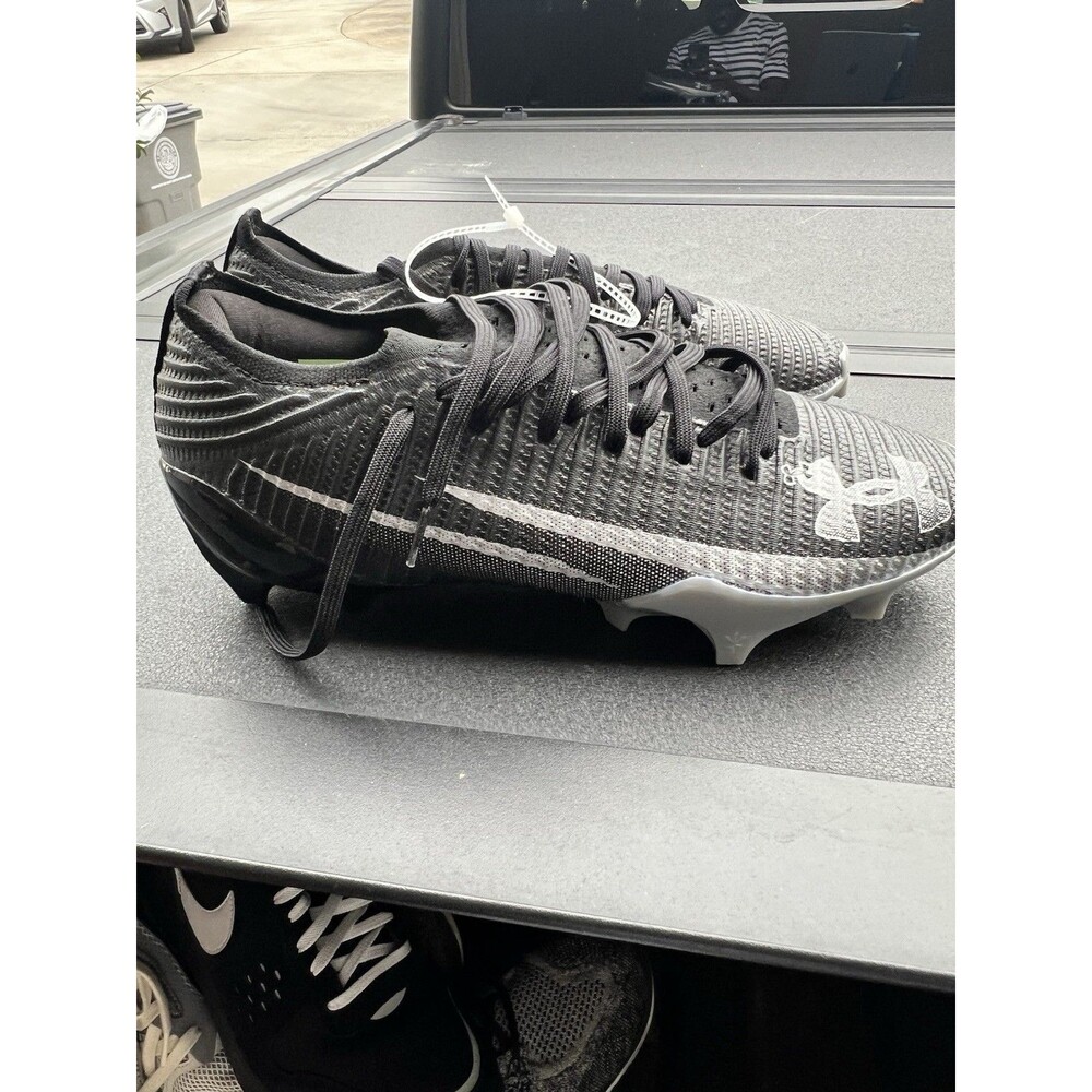 Under Armour Blur Pro Intelliknit Football Cleats Men 11 Black Gray 3028220-003